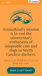 Mobile Screenshot of animalkind.org
